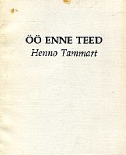 Öö enne teed = The night before departure