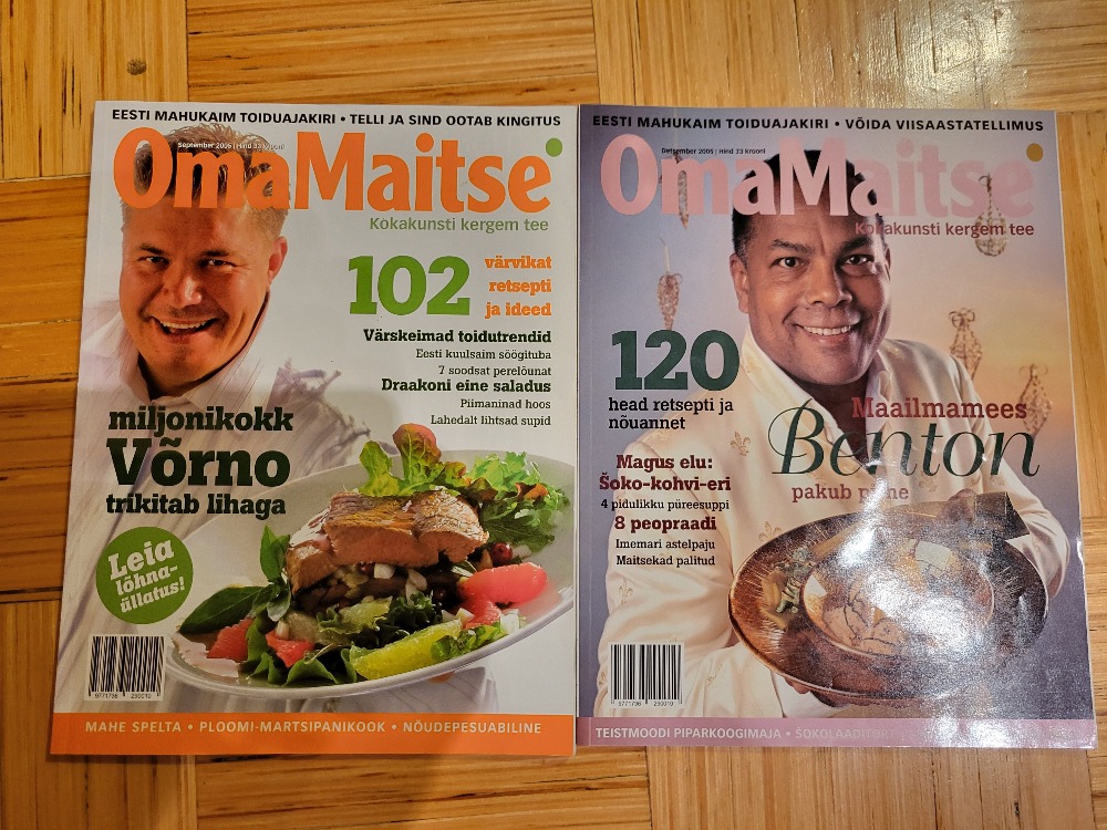 Oma Maitse ajakiri numbrid  2005