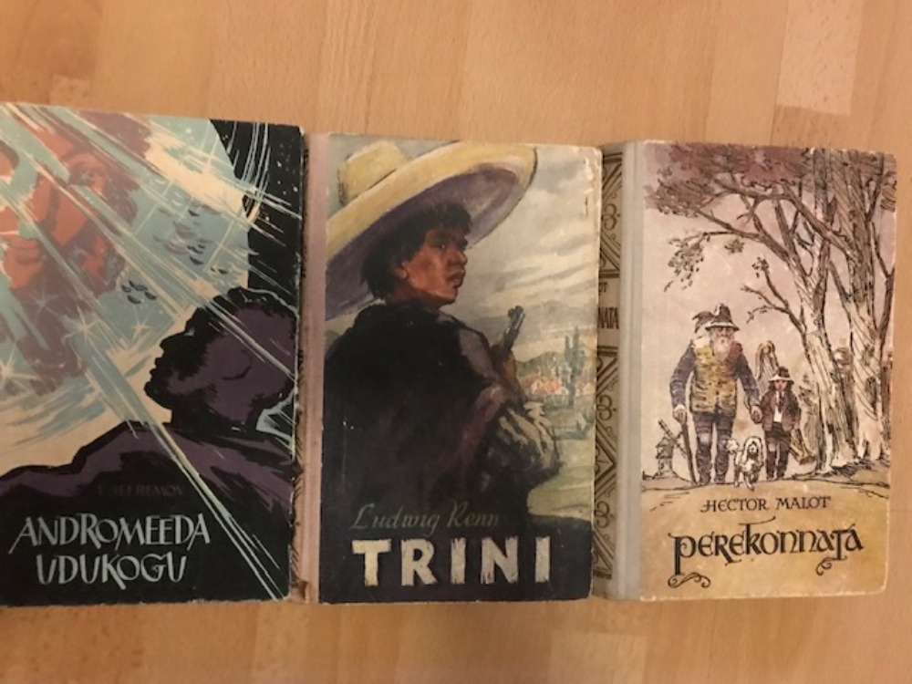 Seiklusjutte maalt ja merelt", 3 raamatut