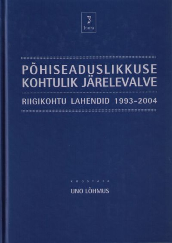 Põhiseaduslikkuse kohtulik järelevalve