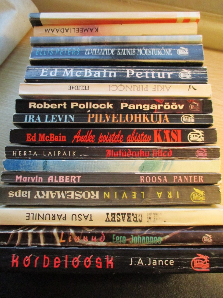 20 taskuformaadis põnevusromaani