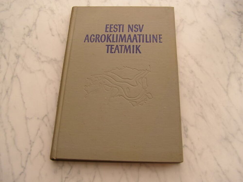 Eesti NSV agroklimaatiline teatmik