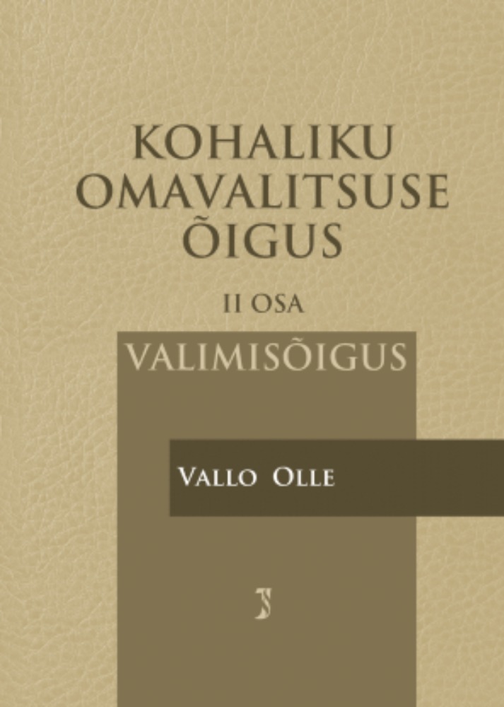 Kohaliku omavalitsuse õigus II osa