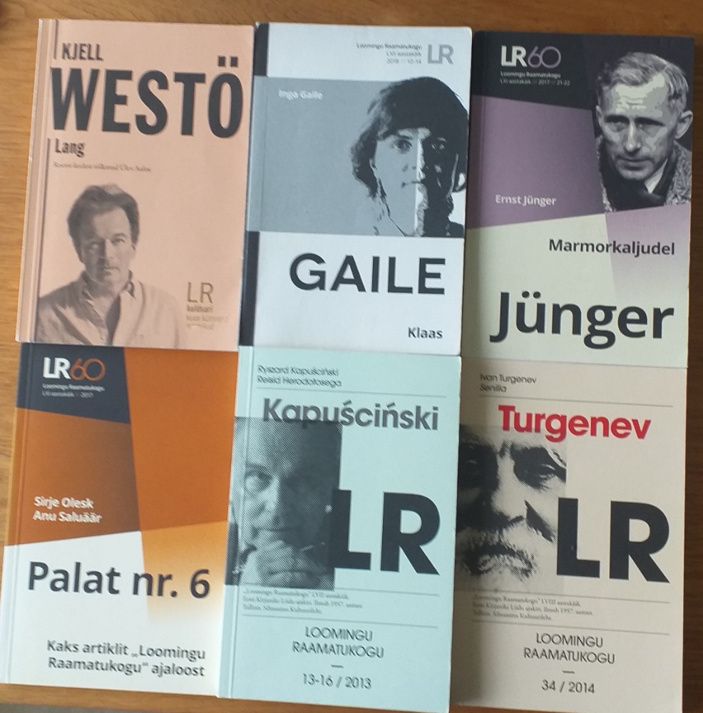 Loomingu Raamatukogu – 6 tk – 2010ndad+kuldsari