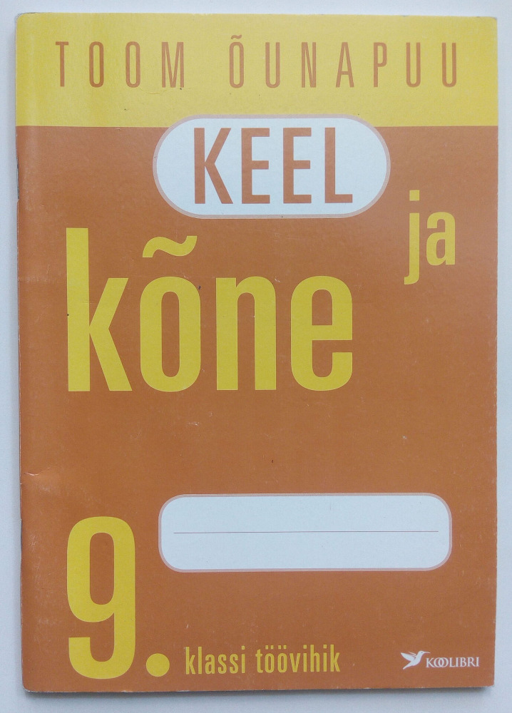 Eesti keele töövihik 9. klassile