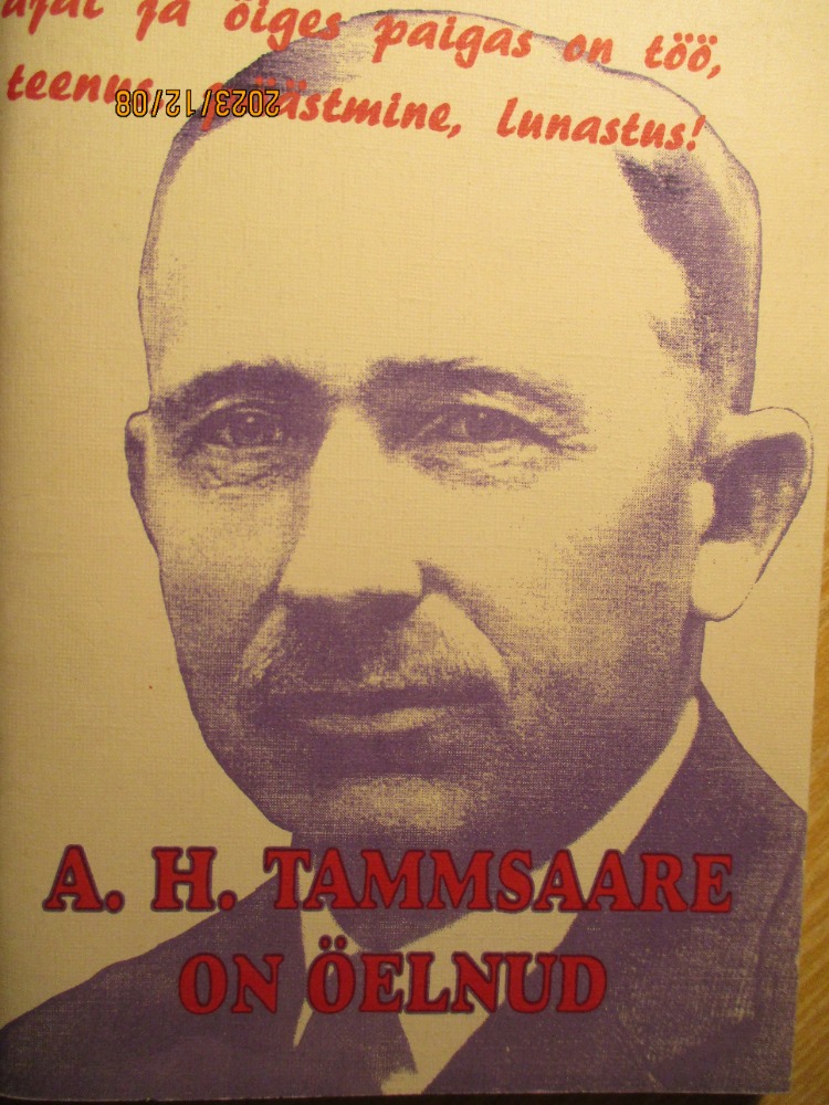 A. H. Tammsaare on öelnud