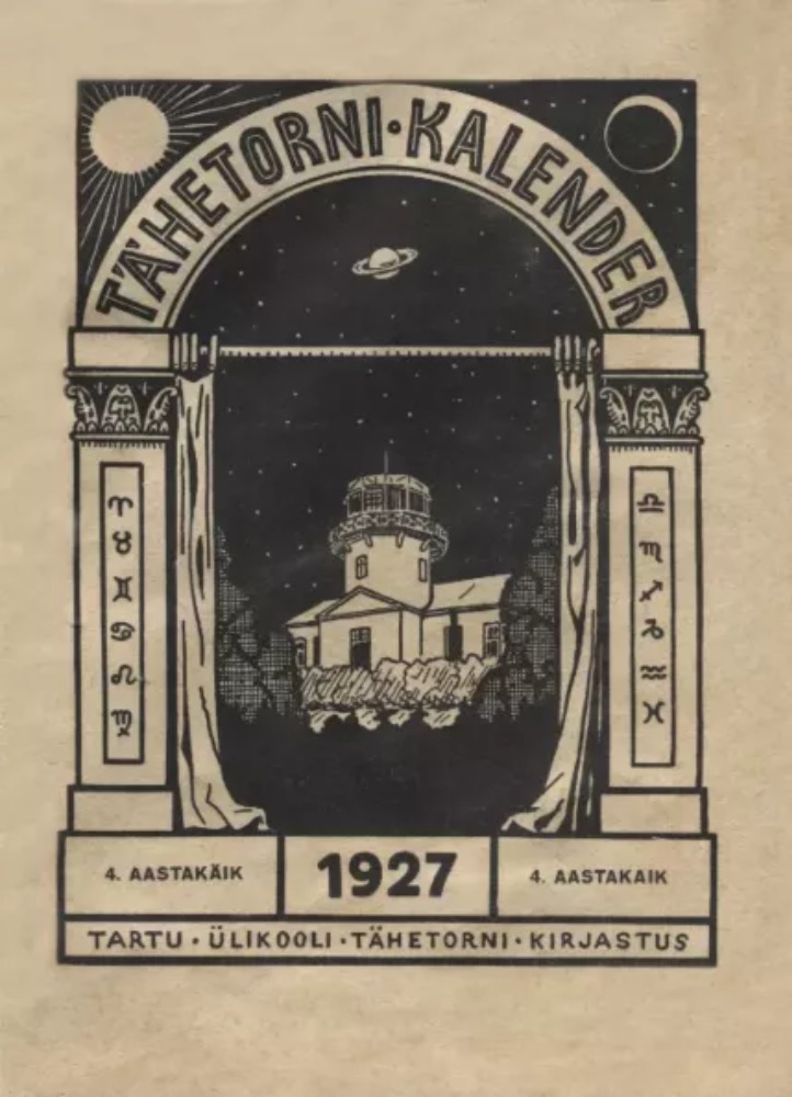 Tartu Ülikooli Tähetorni kalender 1927. aastaks