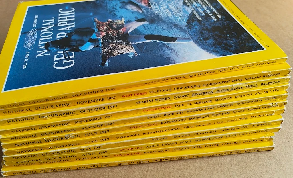 Ajakirjad National Geographic 1987