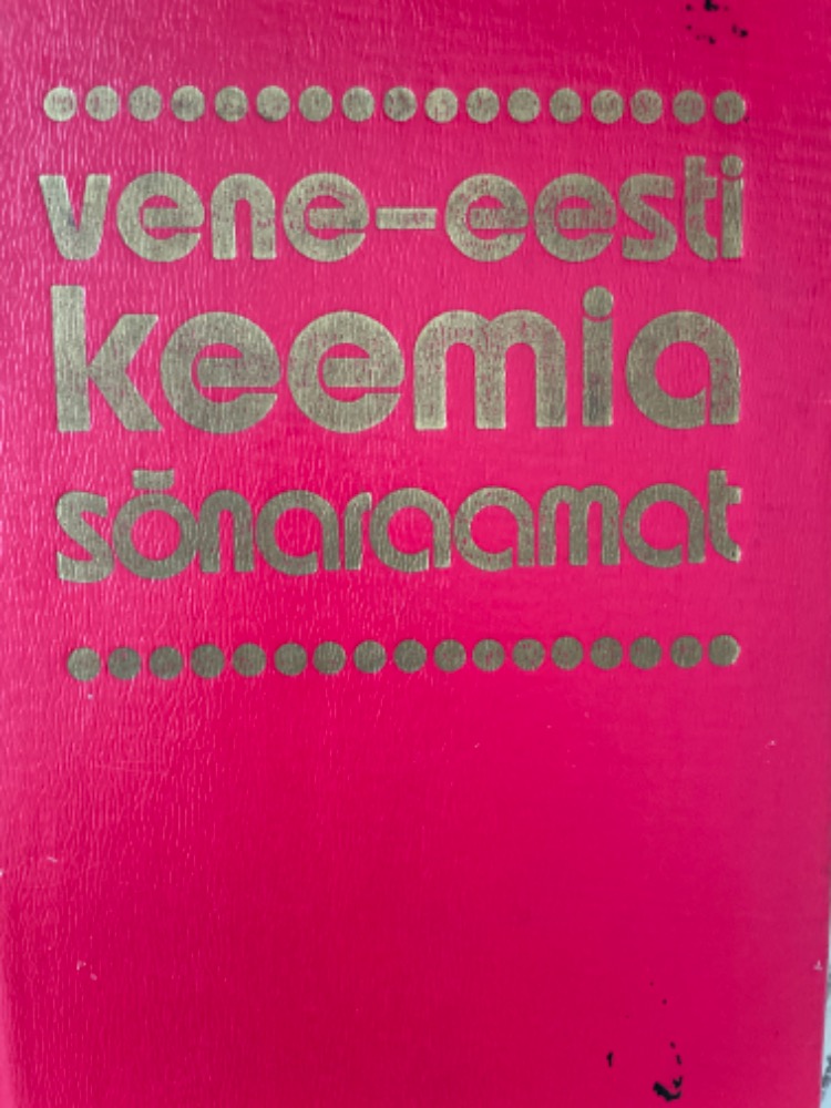 Vene-eesti keemia sõnaraamat