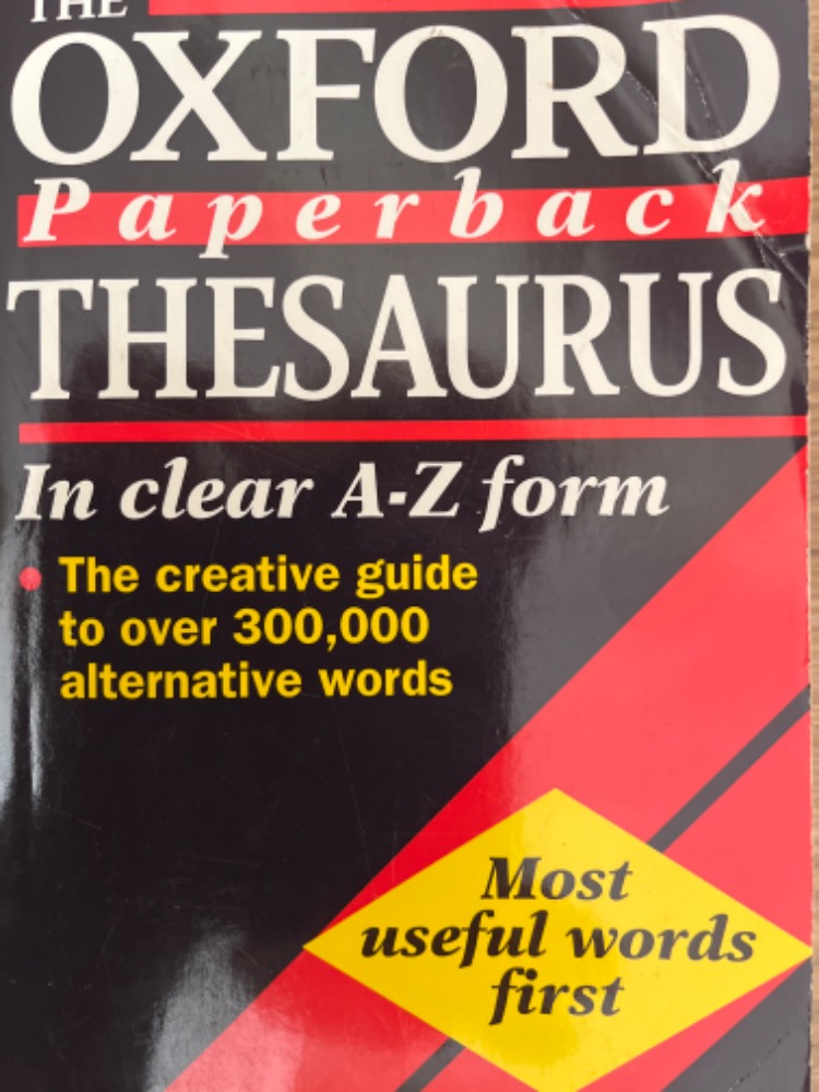 The Oxford papeeback thesaurus