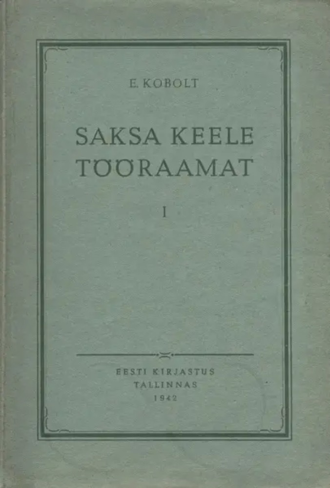 Saksa keele tööraamat I