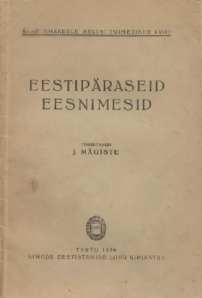 Eestipäraseid eesnimesid