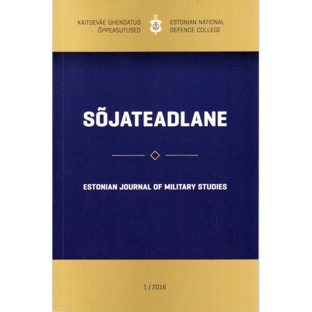  Sõjateadlane : Estonian journal of military studies. 9/2018
