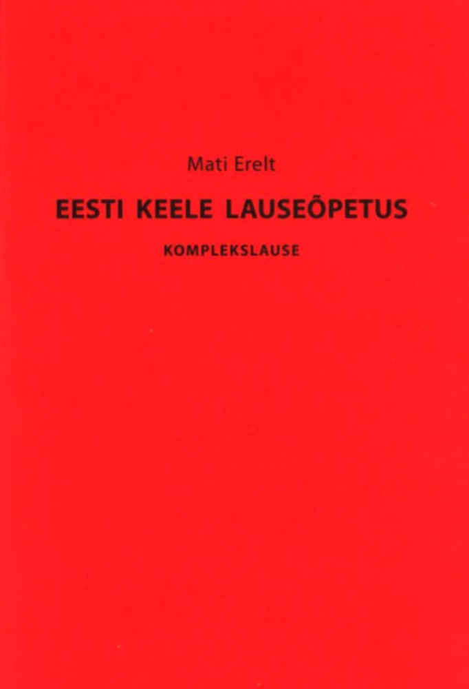 Eesti keele lauseõpetus