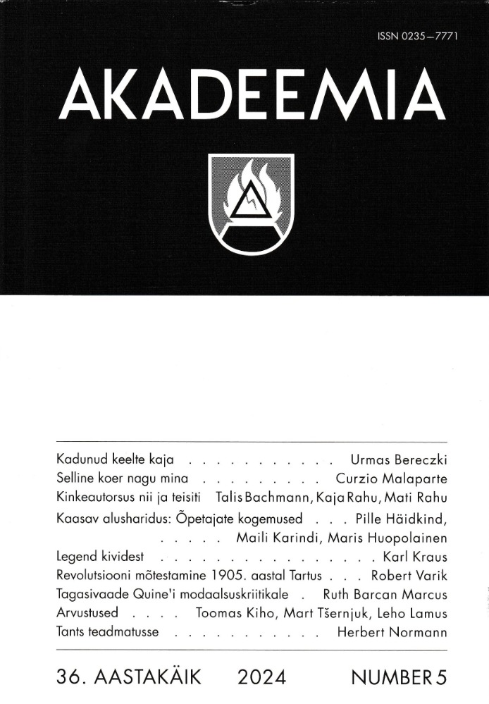 Akadeemia 2024 nr 5
