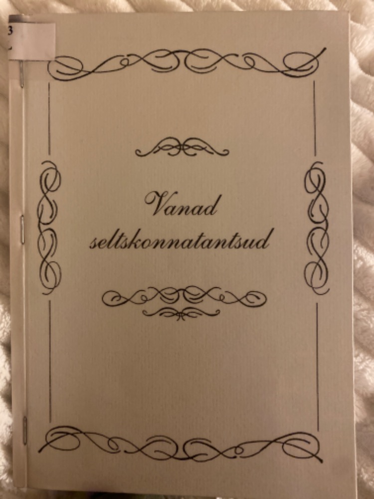 Vanad seltskonnatantsud