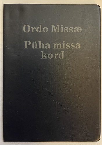 Püha missa kord = Ordo Missae