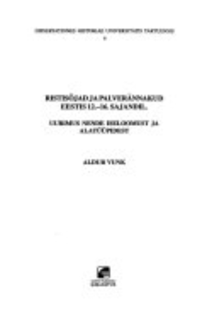 Ristisõjad ja palverännakud Eestis 12.-16. sajandil