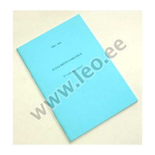 Ei saa mitte vaiki olla : IV valimik portreid