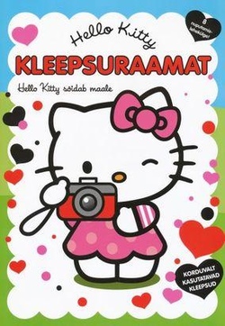 Hello Kitty sõidab maale. Kleepsuraamat