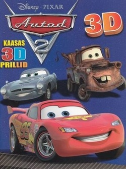 Autod 2. Tegevusraamat + 3D prillid