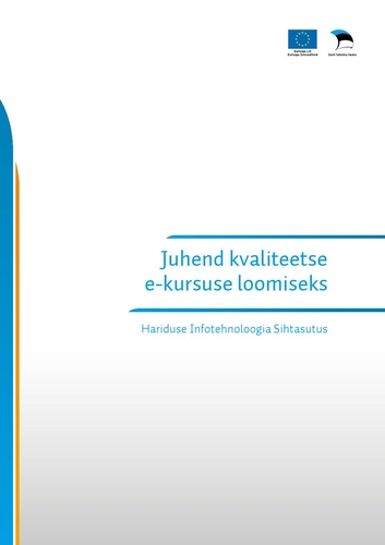 Juhend kvaliteetse e-kursuse loomiseks