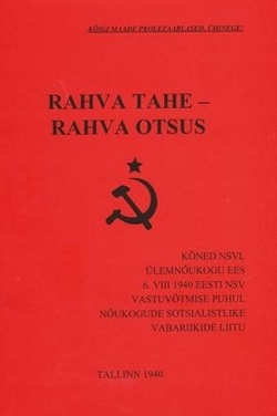 Rahva tahe - rahva otsus
