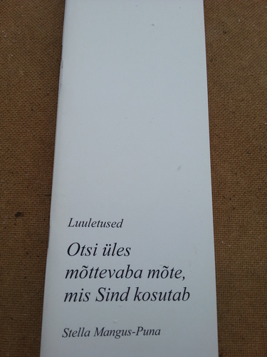 Otsi üles mõttevaba mõte, mis sind kosutab...