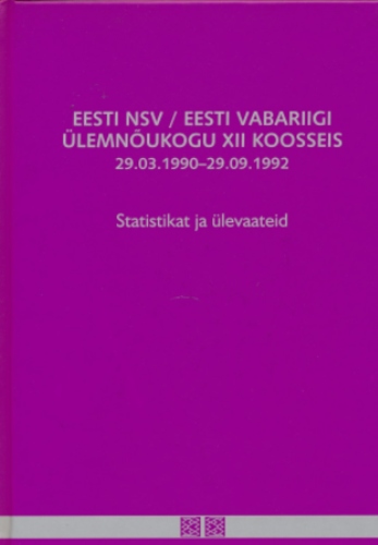Eesti NSV / Eesti Vabariigi Ülemnõukogu XII koosseis