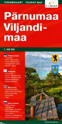 Pärnumaa, Viljandimaa turismikaart = tourist map