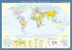 Maailma riigid [poliitiline seinakaart]