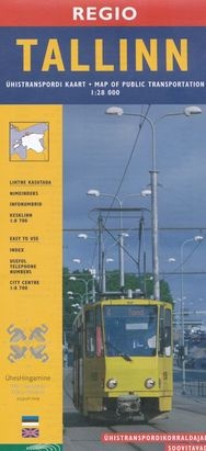 Tallinn ühistranspordi kaart = map of public transportation