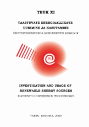 TEUK XI. Taastuvate energiaallikate uurimine ja kasutamine
