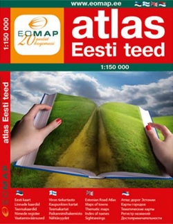 Atlas Eesti teed Атлас дорог Эстонии = Estonian road atlas = Viron tiekartasto