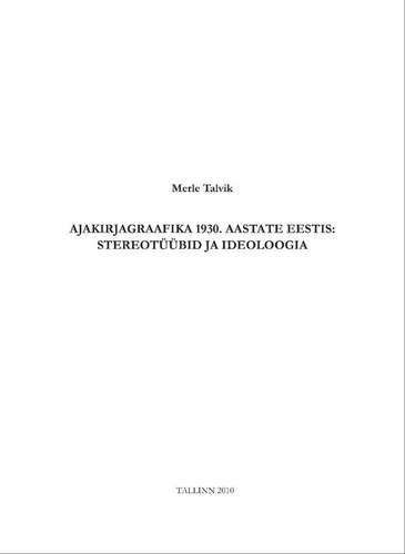 Ajakirjagraafika 1930. aastate Eestis