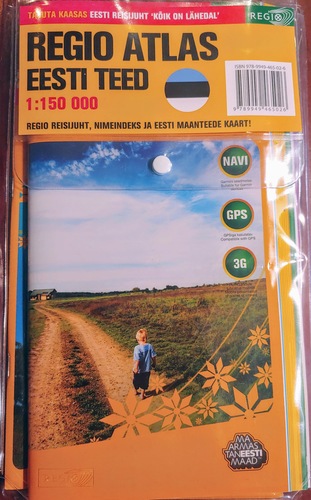 Regio atlas Eesti teed Estonian road atlas = Viron tiekartasto = Атлас дорог Эстонии