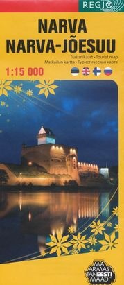 Narva, Narva-Jõesuu turismikaart = tourist map = matkailun kartta = туристическая карта