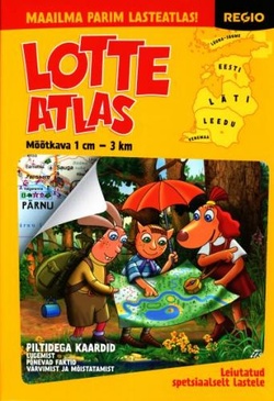 Lotte atlas Eesti, Läti, Leedu, Lõuna-Soome, Peterburi, Kaliningrad 1:300 000