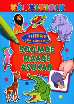 Soojade maade asukad. Värvivihik kleepsudega