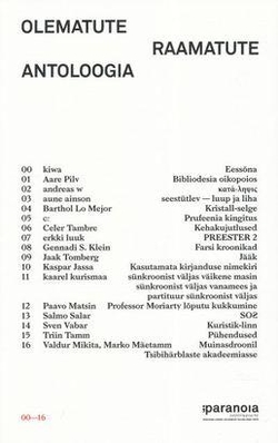 Olematute raamatute antoloogia