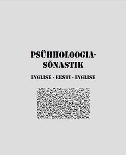 Psühholoogiasõnastik