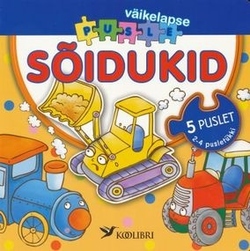 Väikelapse pusle. Sõidukid: 5 puslet, 2-4 pusletükki
