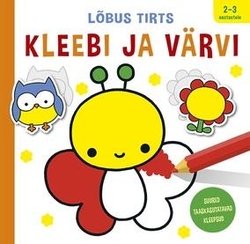 Lõbus tirts. Kleebi ja värvi