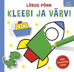 Lõbus põnn. Kleebi ja värvi