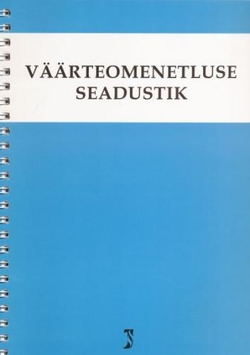 Väärteomenetluse seadustik. Märksõnaline sisujuht