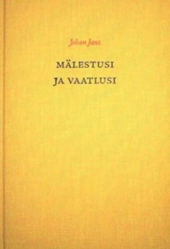 Mälestusi ja vaatlusi