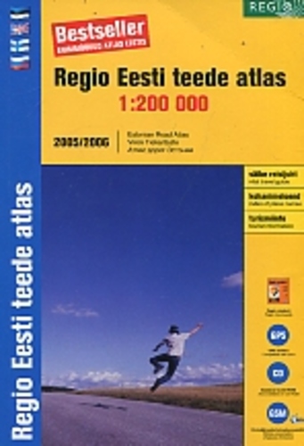 Regio Eesti teede atlas 2005/2006 Estonian road atlas = Viron tiekartasto. Атлас дорог Эстонии