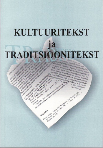 Kultuuritekst ja traditsioonitekst