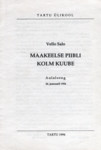 Maakeelse piibli kolm kuube