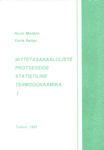 Mittetasakaaluliste protsesside statistiline termodünaamika